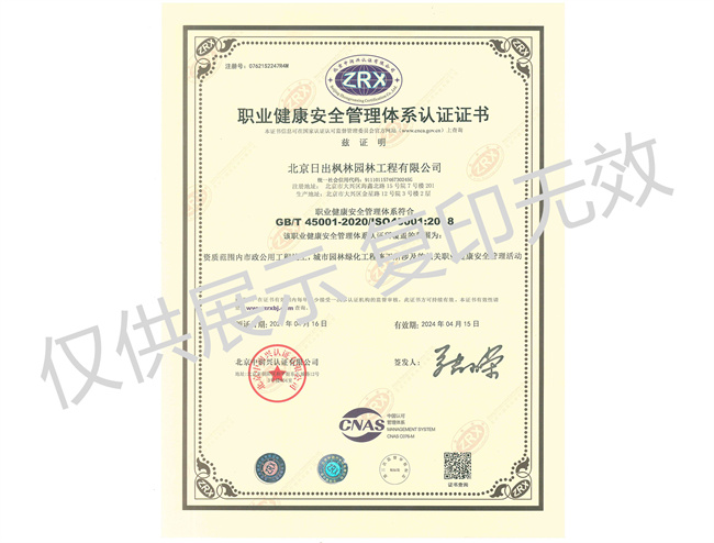 職業健康安全管理體系